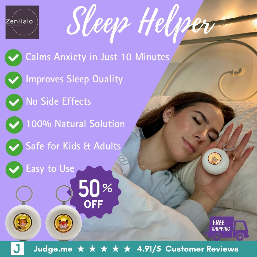 ZENHALO Sleep Helper Benefits Improve sleep quality. Top 5 best sleep device for adults, seniors and kids.