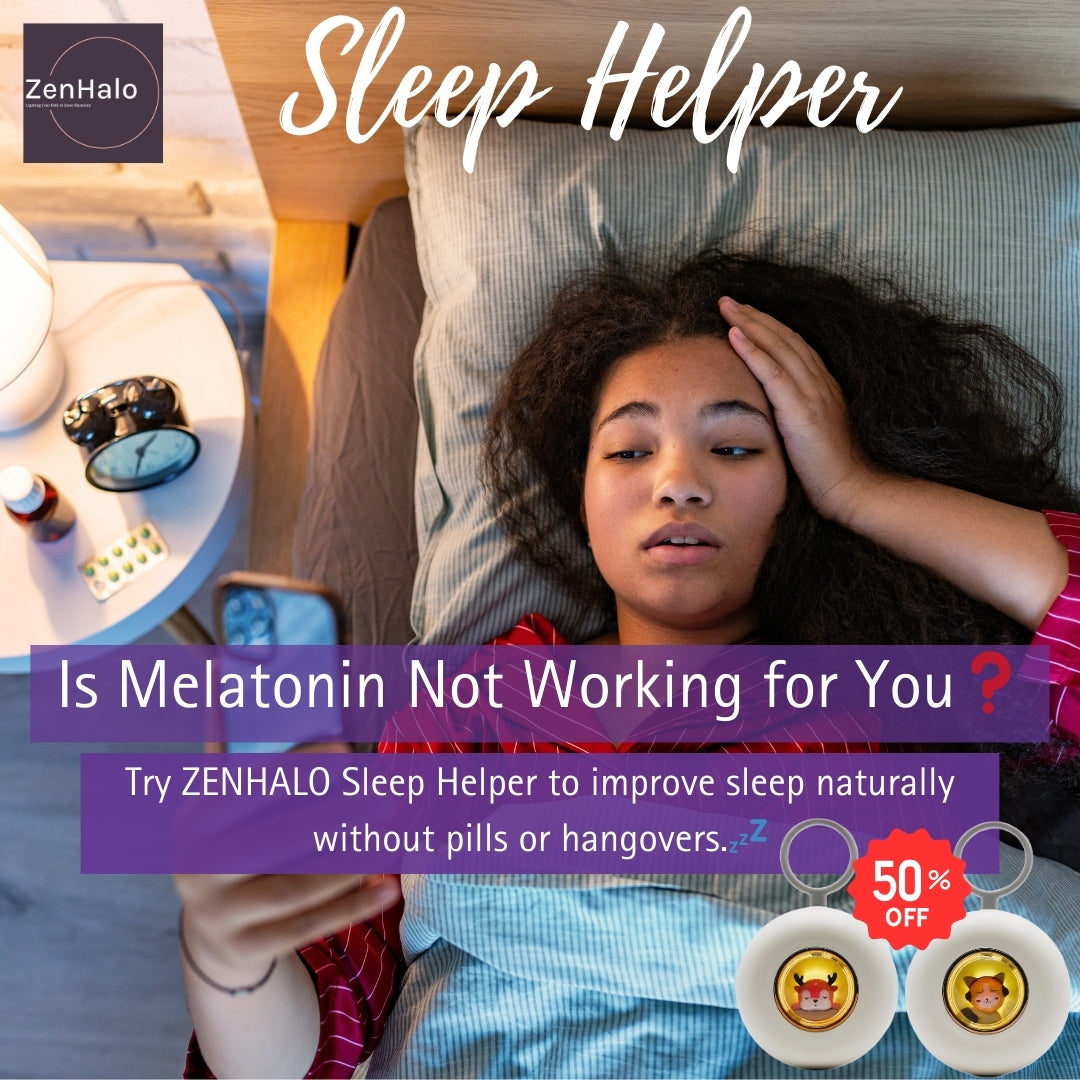 ZENHALO Sleep Helper to improve sleep 100% naturally without pills or hangovers.