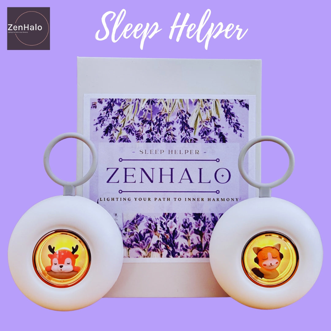 ZENHALO SLEEP HELPER. The sleep helper for sleep apnea and better sleep for adults, seniors and kids.