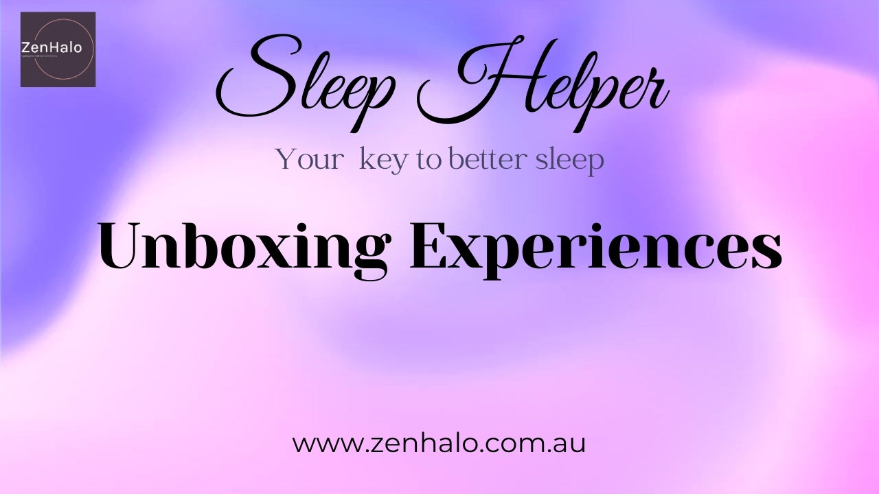 Load video: Unboxing Sleep Helper: Your Path to Peace Begins Here 🎁✨